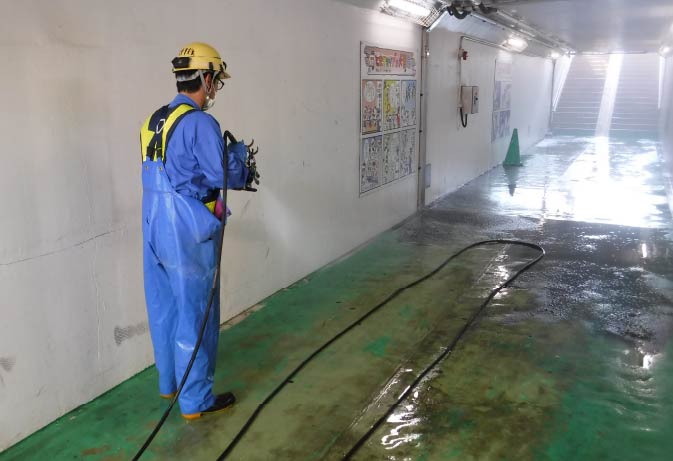 【地下道清掃】